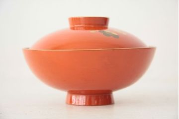 アンティーク雑貨　アンティーク　大正〜昭和初期!古い蒔絵の木製お椀など11点(漆器)