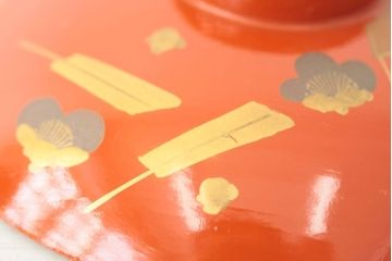 アンティーク雑貨　アンティーク　大正〜昭和初期!古い蒔絵の木製お椀など11点(漆器)