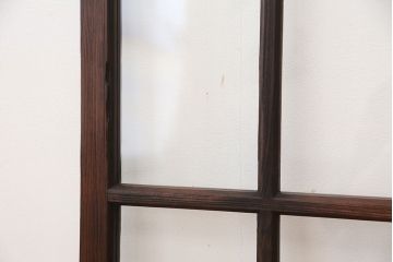 素敵なデザイン!大正ロマン　変わり型引き戸2枚セット?(建具、ガラス戸)