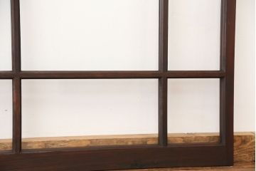 素敵なデザイン!大正ロマン　変わり型引き戸2枚セット?(建具、ガラス戸)