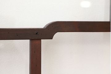 素敵なデザイン!大正ロマン　変わり型引き戸2枚セット?(建具、ガラス戸)