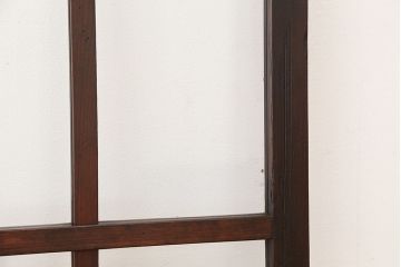 素敵なデザイン!大正ロマン　変わり型引き戸2枚セット?(建具、ガラス戸)