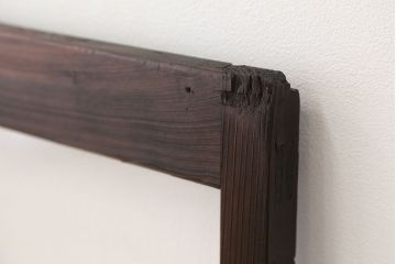 素敵なデザイン!大正ロマン　変わり型引き戸2枚セット(2)(建具、ガラス戸)