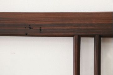 素敵なデザイン!大正ロマン　変わり型引き戸2枚セット(2)(建具、ガラス戸)