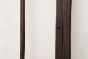 素敵なデザイン!大正ロマン　変わり型引き戸2枚セット(2)(建具、ガラス戸)