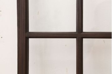 素敵なデザイン!大正ロマン　変わり型引き戸2枚セット(2)(建具、ガラス戸)