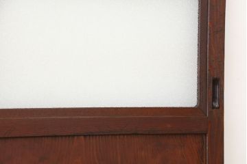 アンティーク　古いお家のダイヤガラス帯戸　1枚