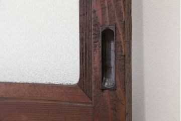 アンティーク　古いお家のダイヤガラス帯戸　1枚
