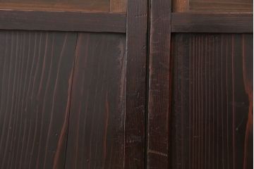 古民具・骨董　組子ガラス帯戸　4枚セット