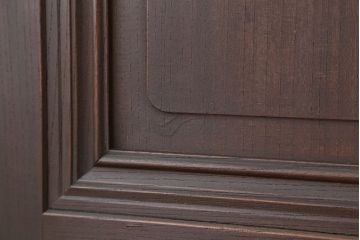 アンティーク家具　アンティーク　総欅!特別注文造り　重厚なガラス戸　4枚セット(建具、引き戸)
