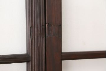 アンティーク　大正ロマン　変わり型ガラス戸　4枚セット?(建具、引き戸)