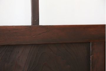 アンティーク　大正ロマン　変わり型ガラス戸　4枚セット?(建具、引き戸)