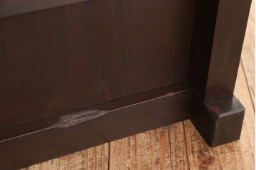 アンティーク家具　アンティーク　モダンデザイン　六尺　古いお屋敷の時代箪笥サイドボード(水屋箪笥、食器棚、収納棚)