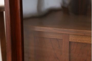 アンティーク家具　アンティーク　古い欅材の小さな茶箪笥