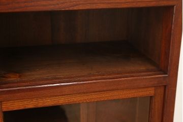 アンティーク家具　アンティーク　古い欅材の小さな茶箪笥