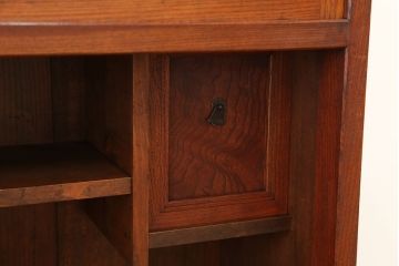 アンティーク家具　アンティーク　古い欅材の小さな茶箪笥