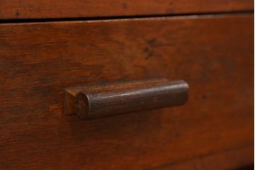 アンティーク家具　アンティーク　可愛いデザイン!古い木の小さな脚付きサイドテーブル