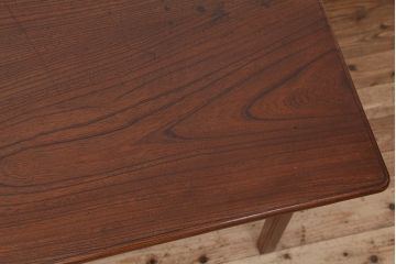 アンティーク家具　アンティーク　総欅!最高級上質な両面引き出し平机(テーブル)