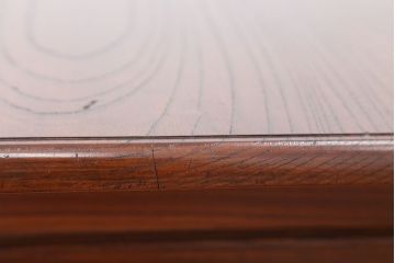 アンティーク家具　アンティーク　総欅!最高級上質な両面引き出し平机(テーブル)