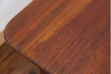 アンティーク家具　アンティーク　古い木の角ちゃぶ台