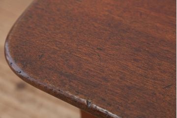 アンティーク家具　アンティーク　古い木の角ちゃぶ台