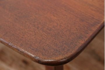 アンティーク家具　アンティーク　古い木の角ちゃぶ台