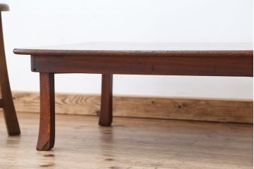 アンティーク家具　アンティーク　古い木の角ちゃぶ台