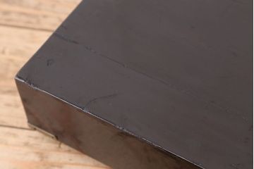 アンティーク雑貨　漆の素敵な金具付き収納箱(文箱・硯箱)