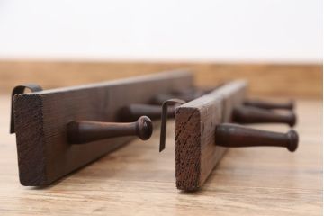 アンティーク雑貨　アンティーク　壁掛け帽子かけ　2個セット