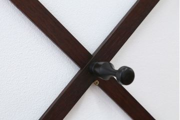 アンティーク雑貨　珍しい折り畳み式壁掛け帽子掛け