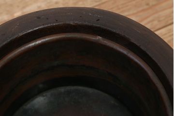 アンティーク雑貨　古民具・骨董　くり抜き桐火鉢
