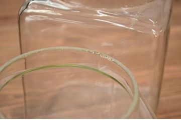 アンティーク雑貨　昭和レトロ　古い駄菓子屋のガラス瓶　3個セット(2)