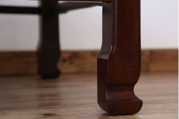 アンティーク家具　アンティーク　古い欅材のシンプルな座卓(テーブル)