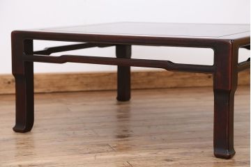 アンティーク家具　古民具・骨董　時代物　上質な唐木座卓(テーブル)