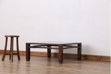 アンティーク家具　アンティーク　古い唐木座卓(テーブル)