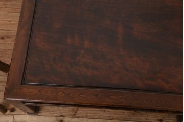 アンティーク家具　アンティーク　古い唐木座卓(テーブル)