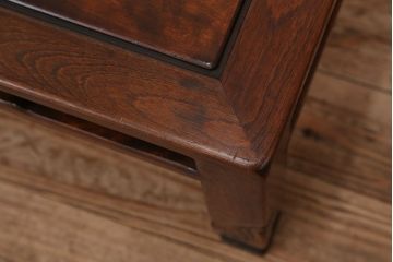 アンティーク家具　アンティーク　古い唐木座卓(テーブル)