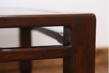 アンティーク家具　アンティーク　古い唐木座卓(テーブル)