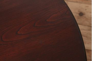 アンティーク　美品!古い栓材の丸型ちゃぶ台(テーブル)