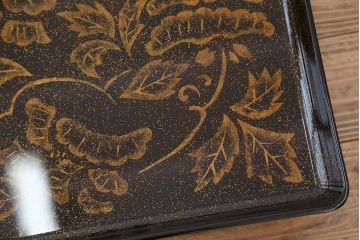 アンティーク雑貨　大正〜昭和初期!輪島塗木製お膳10客(漆器)