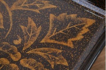 アンティーク雑貨　大正〜昭和初期!輪島塗木製お膳10客(漆器)