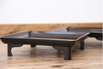 アンティーク雑貨　大正〜昭和初期!輪島塗木製お膳10客(漆器)