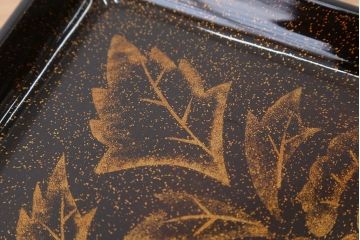 アンティーク雑貨　○大正〜昭和初期!輪島塗木製お膳10客(漆器)