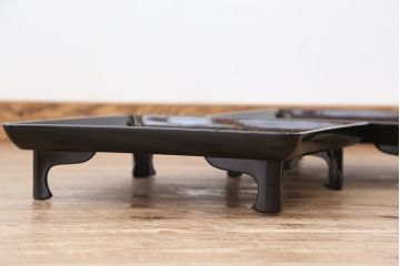 アンティーク雑貨　○大正〜昭和初期!輪島塗木製お膳10客(漆器)