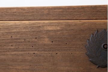 アンティーク家具　☆アンティーク　高級品!上質な作りの総桐二段重ね時代箪笥(桐箪笥、桐たんす)
