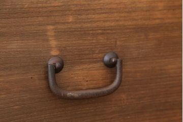 アンティーク家具　☆アンティーク　高級品!上質な作りの総桐二段重ね時代箪笥(桐箪笥、桐たんす)