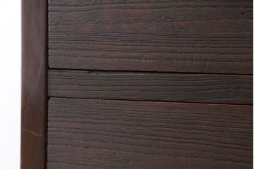 アンティーク家具　アンティーク　可愛いデザイン!シンプルな脚付ローチェスト(ローボード)?