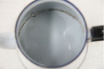 アンティーク雑貨　古いホーローケトル・洗面器など　3点セット