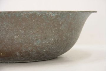 アンティーク雑貨　古いホーローケトル・洗面器など　3点セット