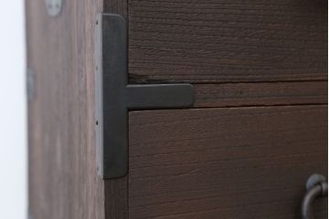 アンティーク家具　☆アンティーク　高級品!総桐材の上質な二段重ね時代箪笥(桐箪笥、桐たんす)